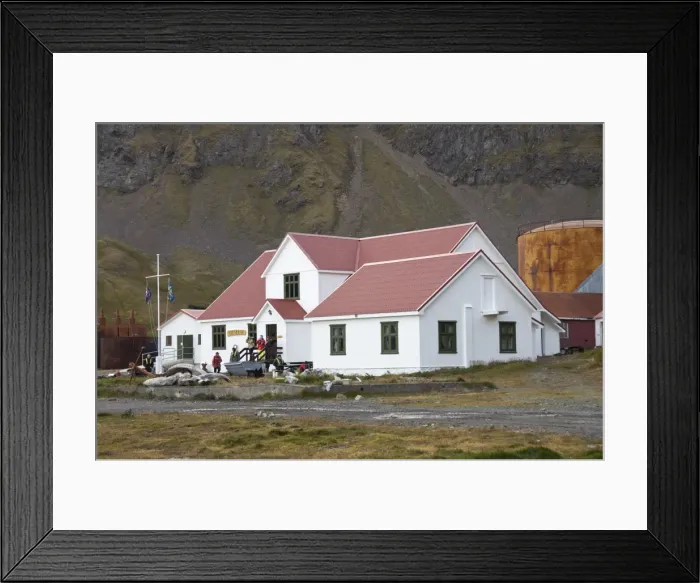 Framed Print : Museum, Grytviken, South Georgia, South Atlantic Framed Print : Museum, Grytviken, South Georgia, South Atlantic