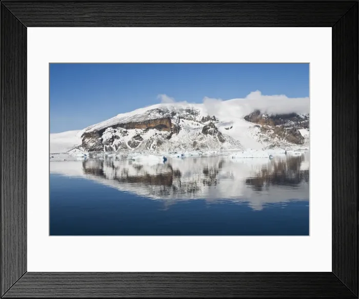 Framed Print : Reflections, Brown Bluff, Antarctic Peninsula, Antarctica, Polar Regions Framed Print : Reflections, Brown Bluff, Antarctic Peninsula, Antarctica, Polar Regions