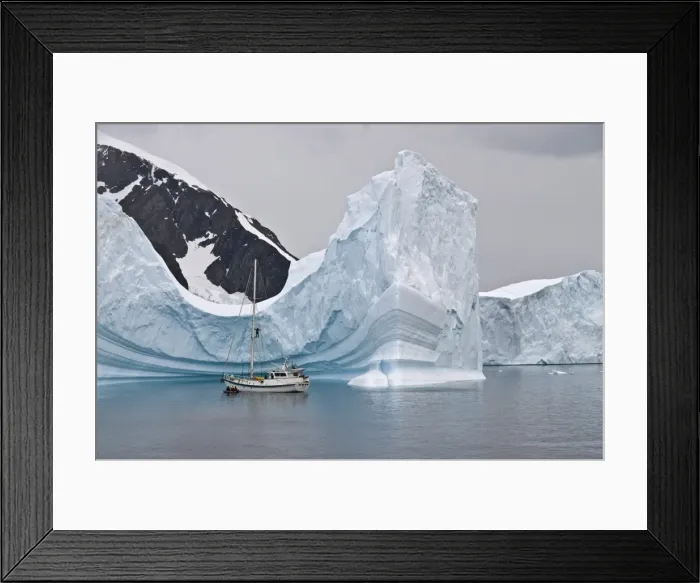 Framed Print : Sailing yacht and iceberg, Errera Channel, Antarctic Peninsula, Antarctica, Polar Regions Framed Print : Sailing yacht and iceberg, Errera Channel, Antarctic Peninsula, Antarctica, Polar Regions