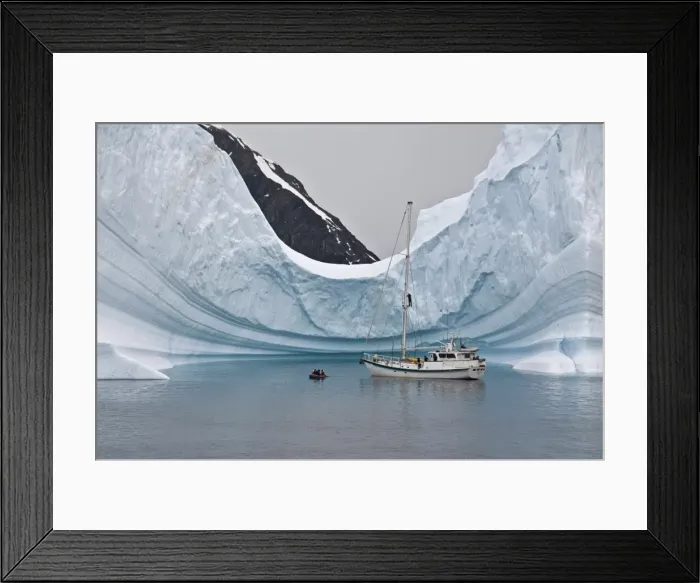 Framed Print : Sailing yacht and iceberg, Errera Channel, Antarctic Peninsula, Antarctica, Polar Regions Framed Print : Sailing yacht and iceberg, Errera Channel, Antarctic Peninsula, Antarctica, Polar Regions