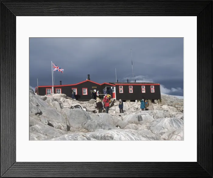 Framed Print : British Base and Post Office, Port Lockroy, Antarctic Peninsula, Antarctica Framed Print : British Base and Post Office, Port Lockroy, Antarctic Peninsula, Antarctica