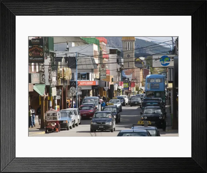 Framed Print : Southernmost city in the world, Ushuaia, Argentina, South America Framed Print : Southernmost city in the world, Ushuaia, Argentina, South America