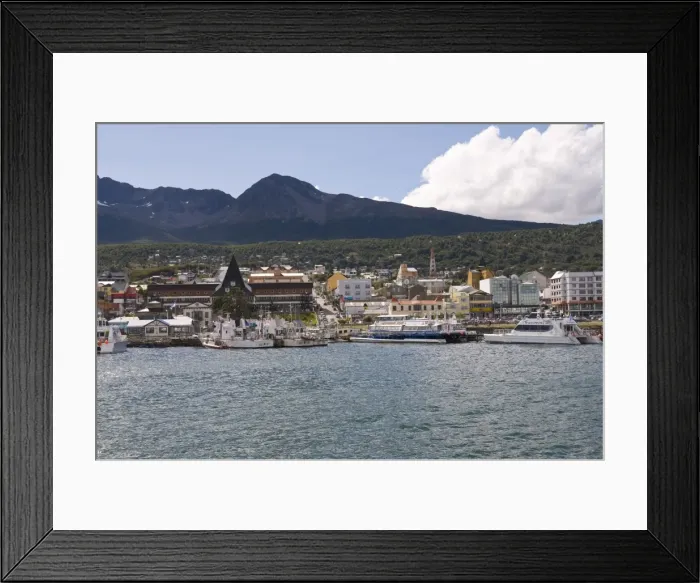 Framed Print : Southernmost city in the world, Ushuaia, Argentina, South America