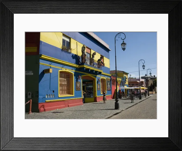 Framed Print : La Boca district, Buenos Aires, Argentina, South America Framed Print : La Boca district, Buenos Aires, Argentina, South America