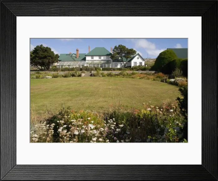 Framed Print : Governors House, Port Stanley, Falkland Islands, South America Framed Print : Governors House, Port Stanley, Falkland Islands, South America