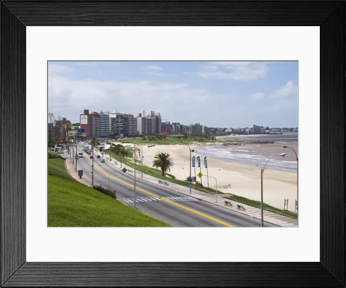 Framed Print : The Rambla, Montevideo, Uruguay, South America Framed Print : The Rambla, Montevideo, Uruguay, South America