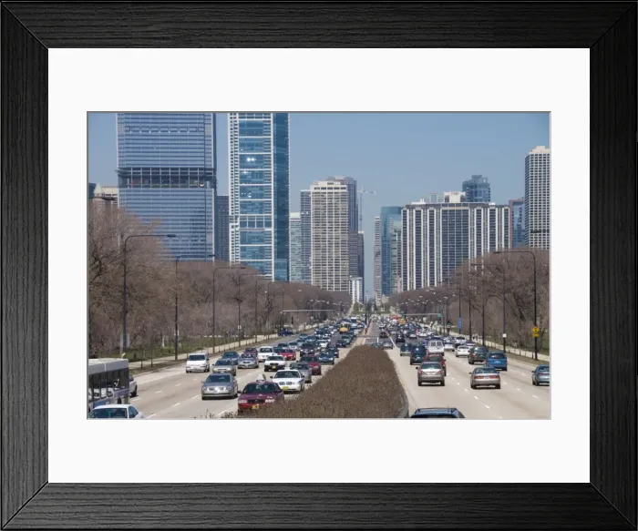 Framed Print : Chicago, Illinois, United States of America, North America Framed Print : Chicago, Illinois, United States of America, North America
