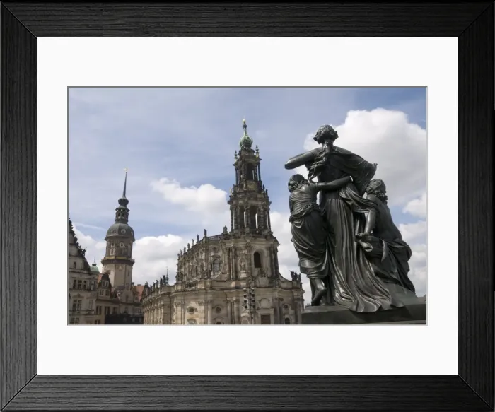 Framed Print : The Catholic Court Church, Dresden, Saxony, Germany, Europe Framed Print : The Catholic Court Church, Dresden, Saxony, Germany, Europe