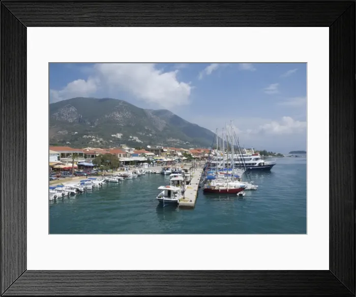 Framed Print : Nidri (Nydri), Lefkada, Ionian Islands, Greek Islands, Greece, Europe Framed Print : Nidri (Nydri), Lefkada, Ionian Islands, Greek Islands, Greece, Europe