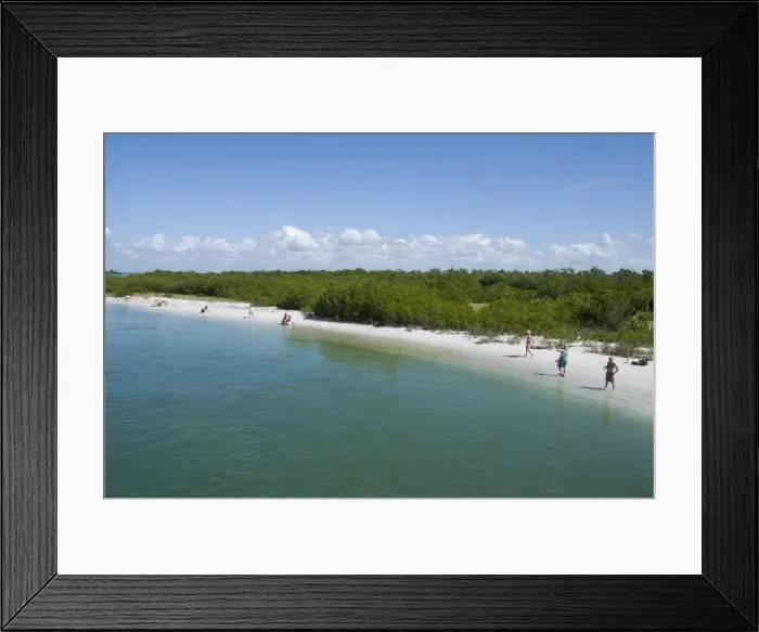 Framed Print : Water dividing Captiva and Sanibel Island, Sanibel on right, Gulf Coast Framed Print : Water dividing Captiva and Sanibel Island, Sanibel on right, Gulf Coast