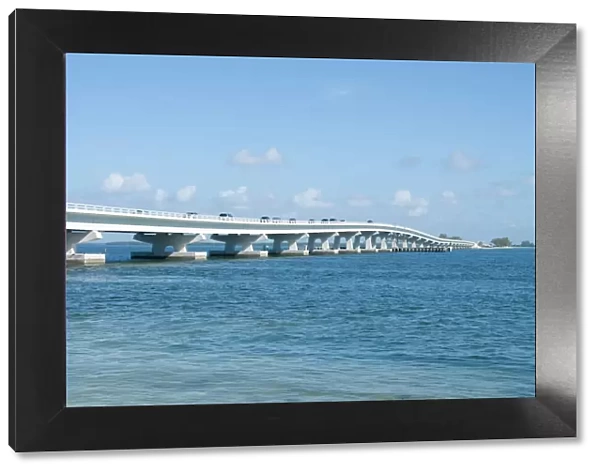Bridge connecting Sanibel Island to mainland, Gulf Coast, Florida, United States of America