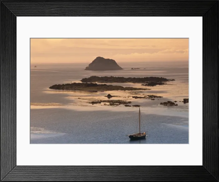 Framed Print : Lampaul Bay in the evening, Ouessant Island, Finistere, Brittany, France, Europe Framed Print : Lampaul Bay in the evening, Ouessant Island, Finistere, Brittany, France, Europe