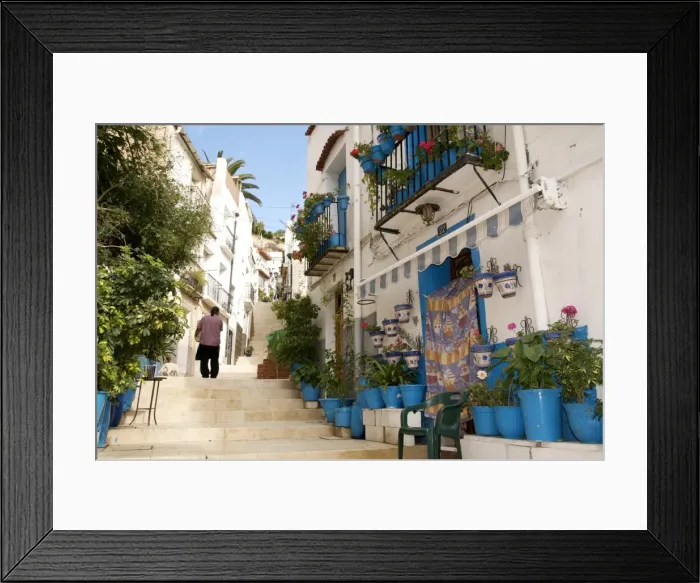 Framed Print : Casco Antiguo, Santa Cruz quarter, Alicante, Valencia province, Spain, Europe Framed Print : Casco Antiguo, Santa Cruz quarter, Alicante, Valencia province, Spain, Europe