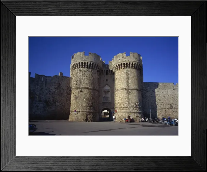 Framed Print : Marine Gate, Rhodes Old Town, Rhodes, Dodecanese, Greek Islands, Greece, Europe Framed Print : Marine Gate, Rhodes Old Town, Rhodes, Dodecanese, Greek Islands, Greece, Europe