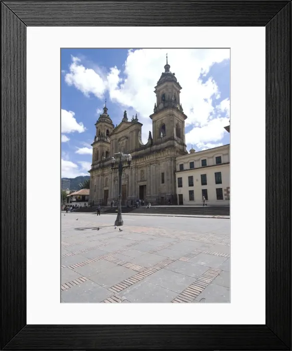 Framed Print : Cathedral at Plaza Bolivar, Bogota, Colombia, South America Framed Print : Cathedral at Plaza Bolivar, Bogota, Colombia, South America