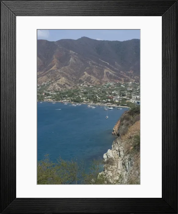 Framed Print : Taganga, near Santa Marta, Colombia, South America