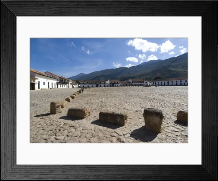 Framed Print : The Colonial town of Villa de Leyva, Colombia, South America Framed Print : The Colonial town of Villa de Leyva, Colombia, South America