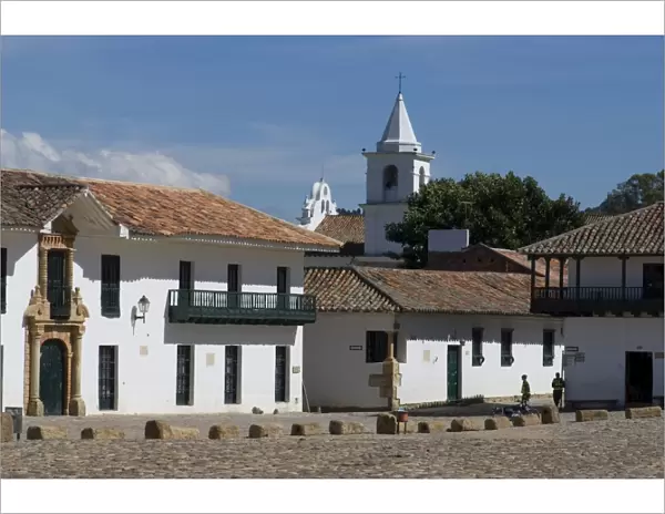 The colonial town of Villa de Leyva, Colombia, South America