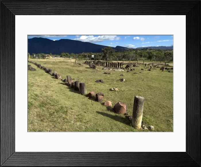 Framed Print : Ancient Observatory of the Muisca built by pre-Columbian indigenous people Framed Print : Ancient Observatory of the Muisca built by pre-Columbian indigenous people