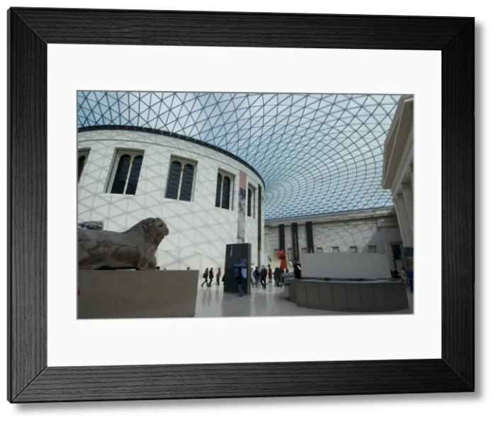 Framed Print : Great Court, British Museum, London WC1, England, United Kingdom, Europe