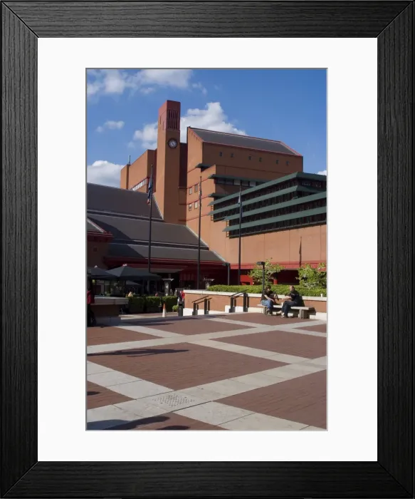 Framed Print : The British Library, London NW1, England, United Kingdom, Europe Framed Print : The British Library, London NW1, England, United Kingdom, Europe