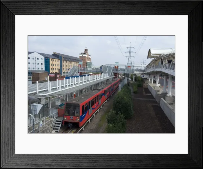 Framed Print : Custom House Station, Docklands Light Railway, for Excel Exhibition Centre Framed Print : Custom House Station, Docklands Light Railway, for Excel Exhibition Centre