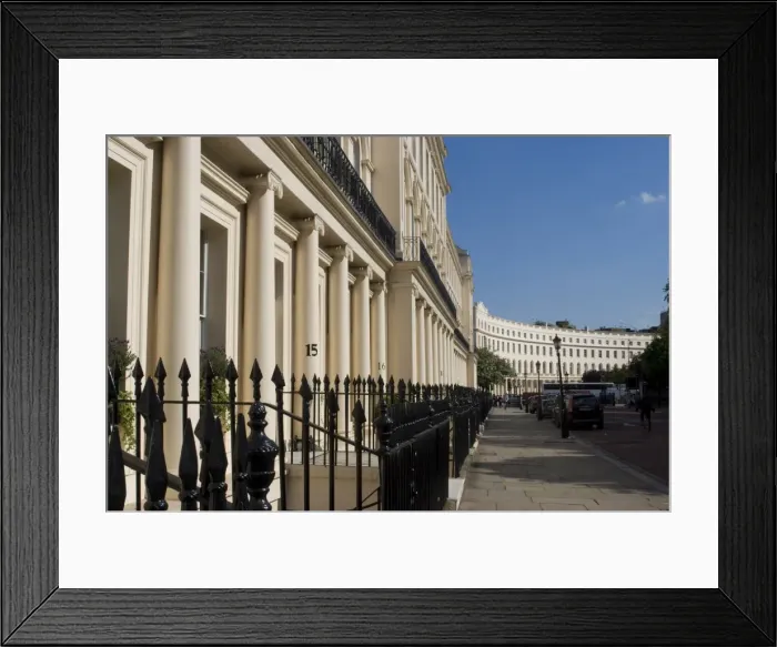 Framed Print : Regency Terrace, Outer Circle, Regents Park, London, England, United Kingdom, Europe Framed Print : Regency Terrace, Outer Circle, Regents Park, London, England, United Kingdom, Europe