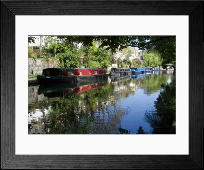 Framed Print : Regents Canal, Islington, London, England, United Kingdom, Europe Framed Print : Regents Canal, Islington, London, England, United Kingdom, Europe