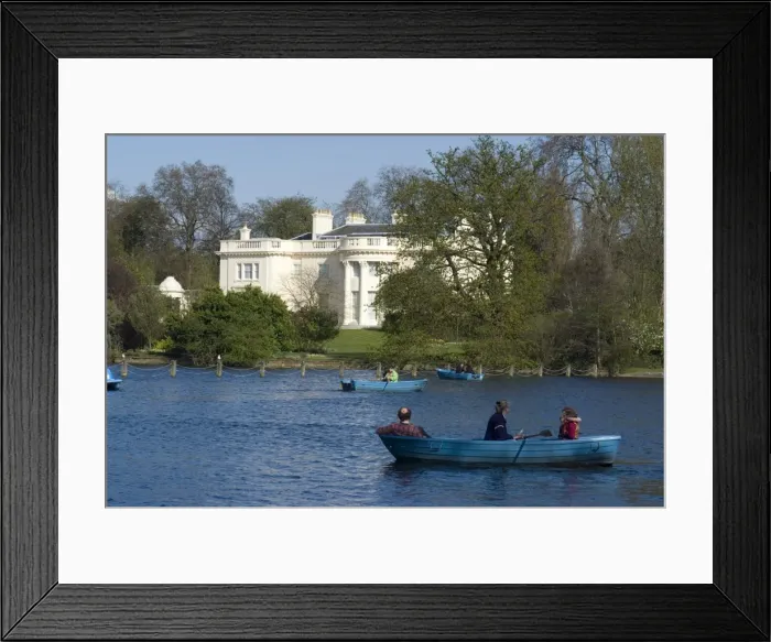 Framed Print : Boating Lake, Regents Park, London, England, United Kingdom, Europe Framed Print : Boating Lake, Regents Park, London, England, United Kingdom, Europe