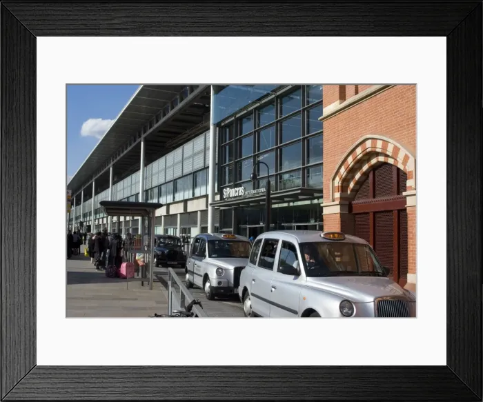 Framed Print : St. Pancras International Train Station, London, England, United Kingdom, Europe Framed Print : St. Pancras International Train Station, London, England, United Kingdom, Europe