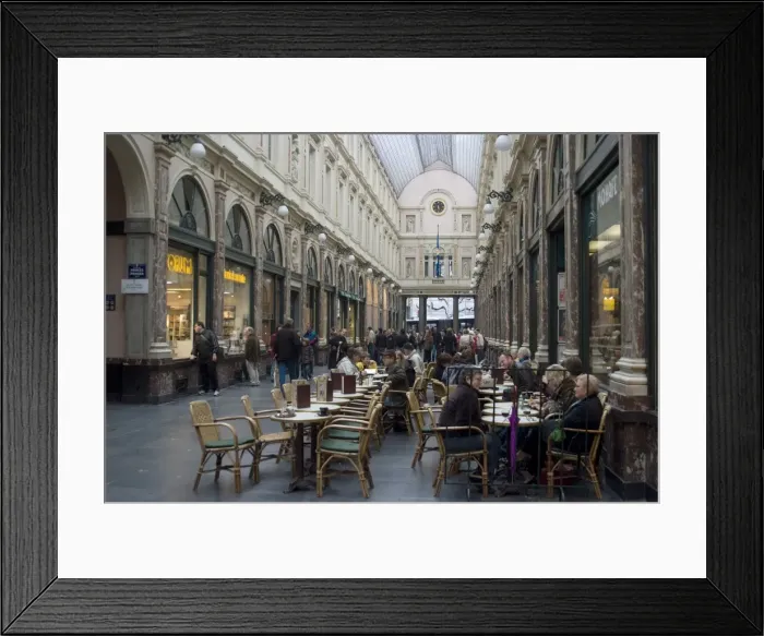 Framed Print : Galeries St-Hubert, Brussels, Belgium, Europe Framed Print : Galeries St-Hubert, Brussels, Belgium, Europe