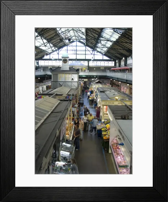 Framed Print : Central Market, Cardiff, Wales, United Kingdom, Europe Framed Print : Central Market, Cardiff, Wales, United Kingdom, Europe