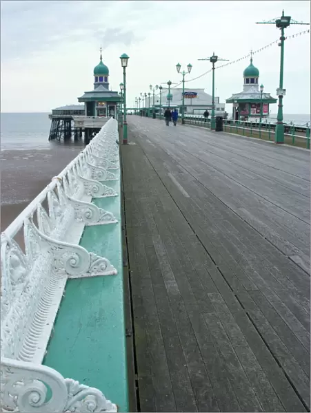 Promenade off North Pier, Blackpool, Lancashire, England, United Kingdom, Europe