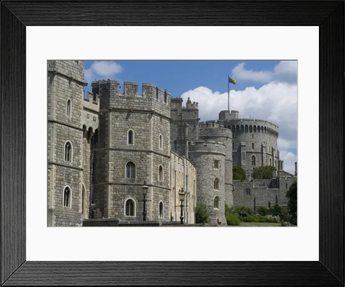 Framed Print : Windsor Castle, Windsor, Berkshire, England, United Kingdom, Europe
