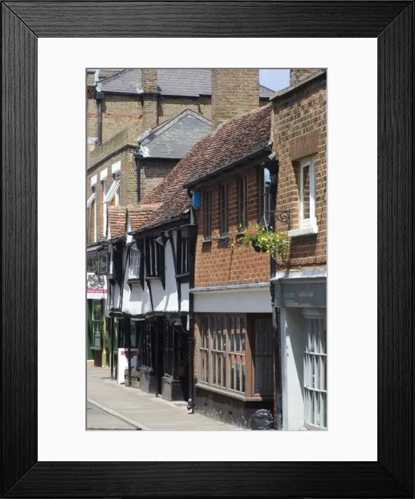 Framed Print : High Street, Eton, near Windsor, Berkshire, England, United Kingdom, Europe