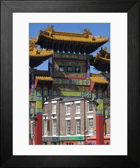 Framed Print : Arch at the entrance of Chinatown, Liverpool, Merseyside, England, United Kingdom, Europe Framed Print : Arch at the entrance of Chinatown, Liverpool, Merseyside, England, United Kingdom, Europe