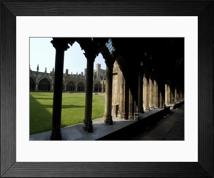 Framed Print : Cloister, Canterbury Cathedral, UNESCO World Heritage Site, Canterbury Framed Print : Cloister, Canterbury Cathedral, UNESCO World Heritage Site, Canterbury