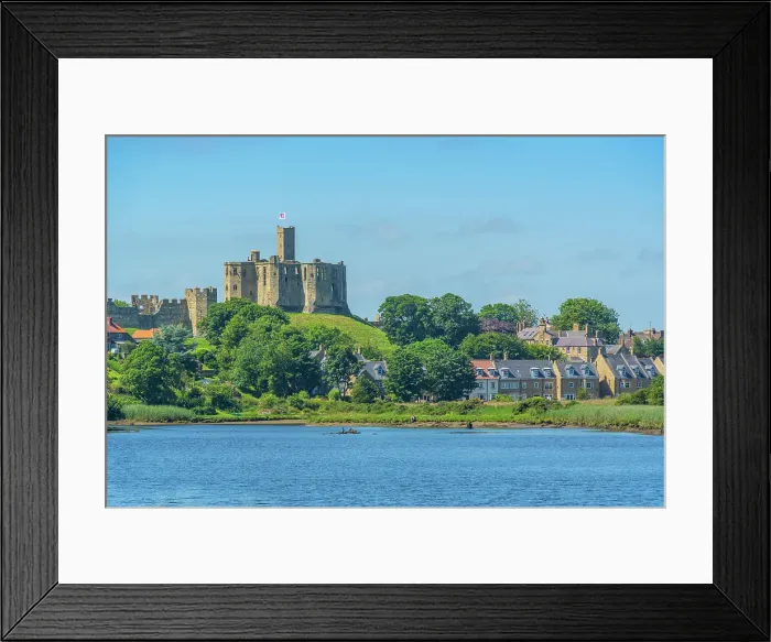 Framed Print : View of Warkworth Castle and River Coquet, Warkworth, Northumberland, England, United Kingdom, Europe Framed Print : View of Warkworth Castle and River Coquet, Warkworth, Northumberland, England, United Kingdom, Europe