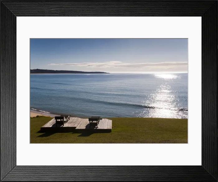 Framed Print : Sun loungers on the coast, Mallacoota, Victoria, Australia, Pacific Framed Print : Sun loungers on the coast, Mallacoota, Victoria, Australia, Pacific