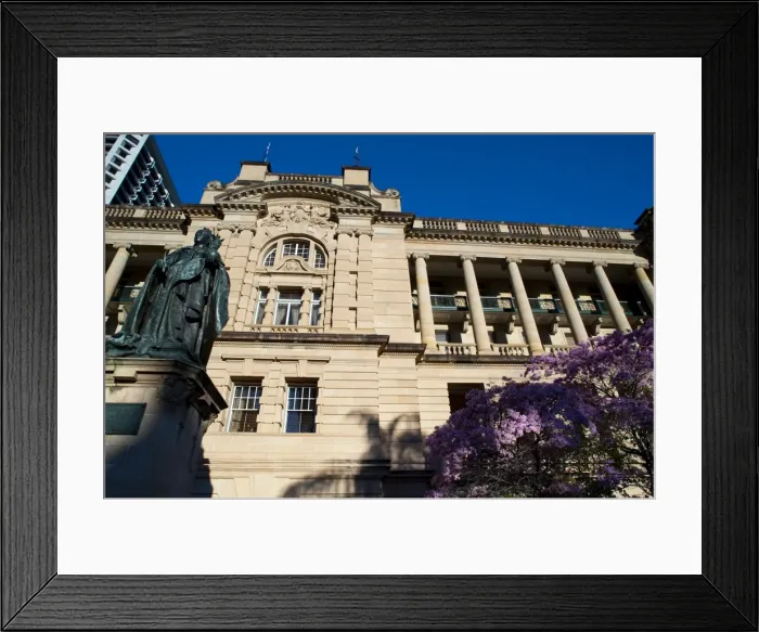 Framed Print : Queen Victoria statue and Treasury Building, Brisbane, Queensland, Australia, Pacific Framed Print : Queen Victoria statue and Treasury Building, Brisbane, Queensland, Australia, Pacific