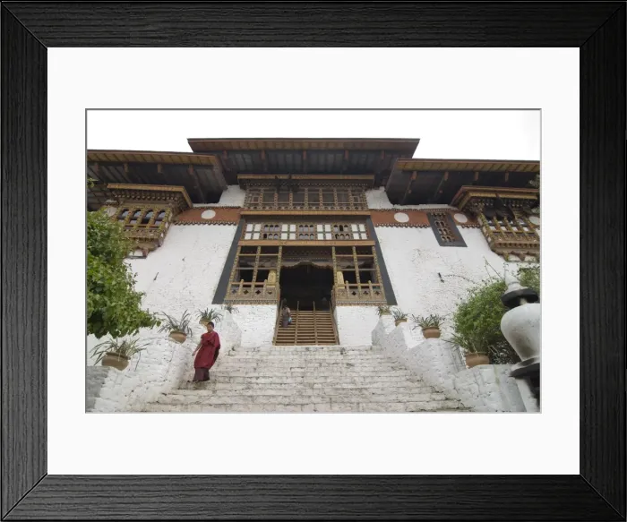 Framed Print : The tsong (old castle) of Punakha, Bhutan, Asia Framed Print : The tsong (old castle) of Punakha, Bhutan, Asia