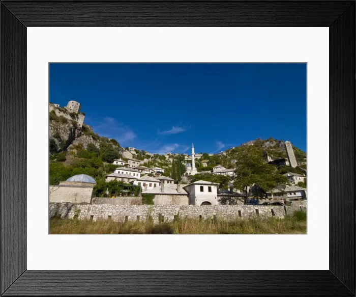 Framed Print : The old ruined town of Pocitelj, Bosnia-Herzegovina, Europe Framed Print : The old ruined town of Pocitelj, Bosnia-Herzegovina, Europe
