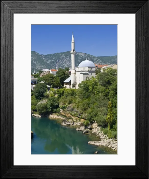 Framed Print : Mosque in the old town of Mostar, UNESCO World Heritage Site, Bosnia-Herzegovina, Europe Framed Print : Mosque in the old town of Mostar, UNESCO World Heritage Site, Bosnia-Herzegovina, Europe