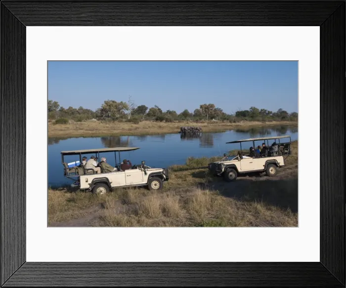 Framed Print : Savute Channel, Linyanti, Botswana, Africa Framed Print : Savute Channel, Linyanti, Botswana, Africa