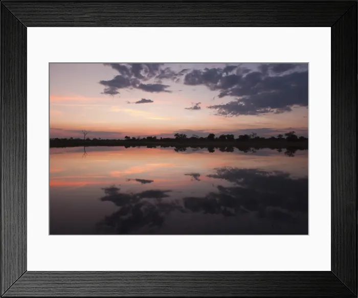 Framed Print : Savute Channel, Linyanti, Botswana, Africa Framed Print : Savute Channel, Linyanti, Botswana, Africa