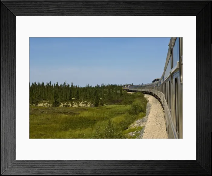 Framed Print : Train to Churchill from Winnipeg, Churchill, Manitoba, Canada, North America Framed Print : Train to Churchill from Winnipeg, Churchill, Manitoba, Canada, North America