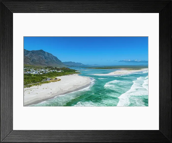 Framed Print : Aerial of the Klein River Lagoon, Hermanus, Western Cape Province, South Africa, Africa Framed Print : Aerial of the Klein River Lagoon, Hermanus, Western Cape Province, South Africa, Africa