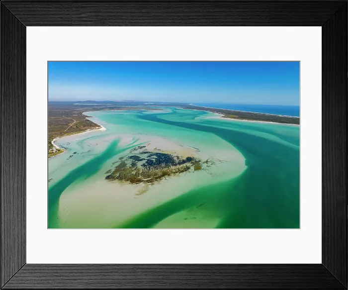 Framed Print : Aerial of the Langebaan Lagoon Marine Protected Area, West Coast National Park, Western Cape Province, South Africa, Africa Framed Print : Aerial of the Langebaan Lagoon Marine Protected Area, West Coast National Park, Western Cape Province, South Africa, Africa