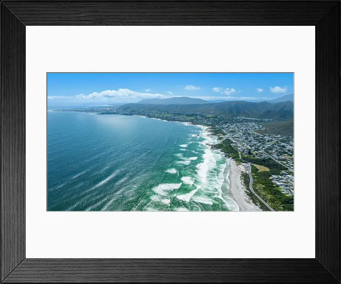 Framed Print : Aerial of Hermanus, Western Cape Province, South Africa, Africa Framed Print : Aerial of Hermanus, Western Cape Province, South Africa, Africa