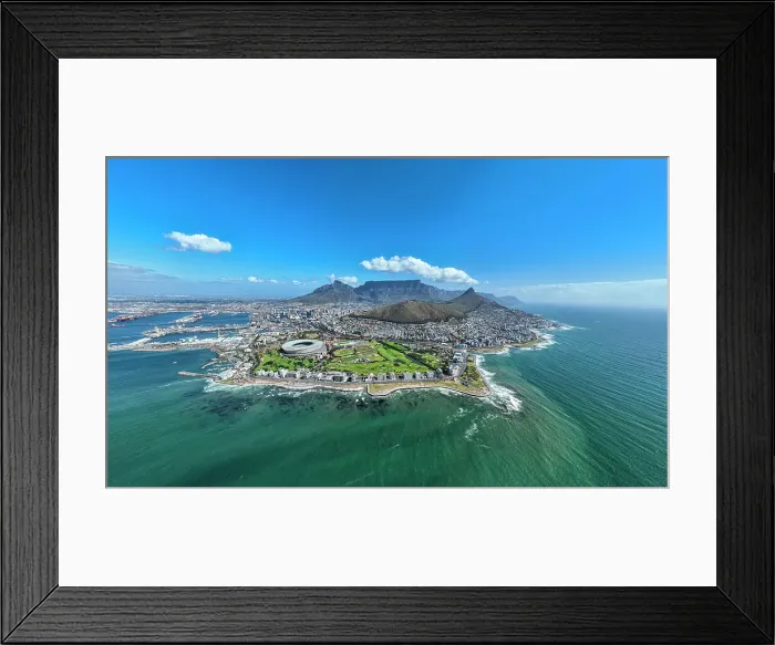 Framed Print : Panorama of Cape Town, South Africa, Africa Framed Print : Panorama of Cape Town, South Africa, Africa